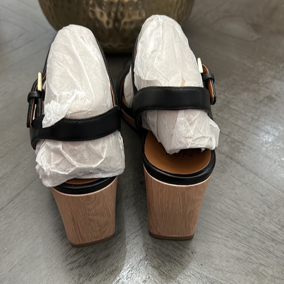 Naturalizer Leather Block Heeled Sandal - Rose - Picture 8 of 9